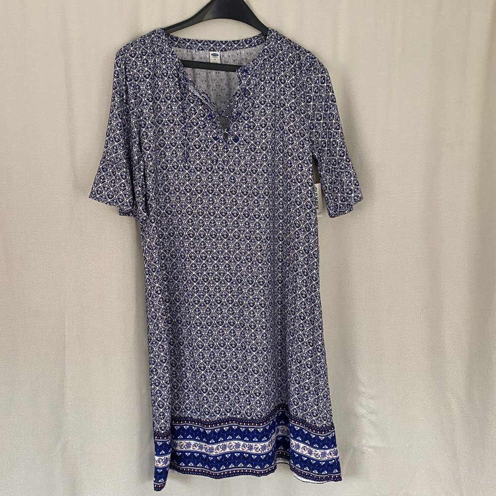 Old Navy Boho Print Shift Dress - NWT